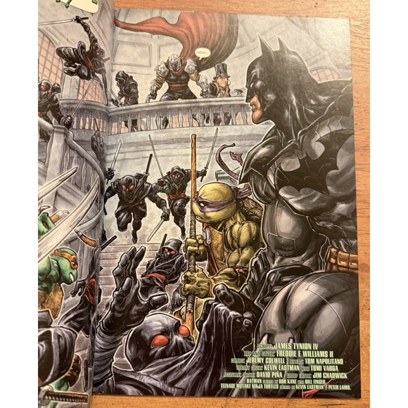 BATMAN TEENAGE MUTANT NINJA TURTLES # 3 VF/NM DC COMICS 2016 - Picture 9 of 10